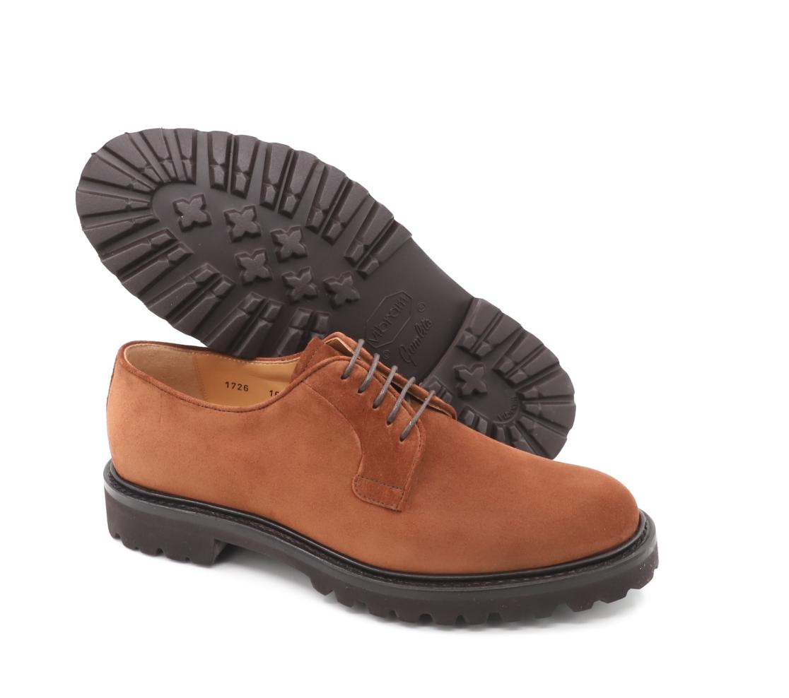 Chaussures Derby - Connor Camurça Fox Brucciato